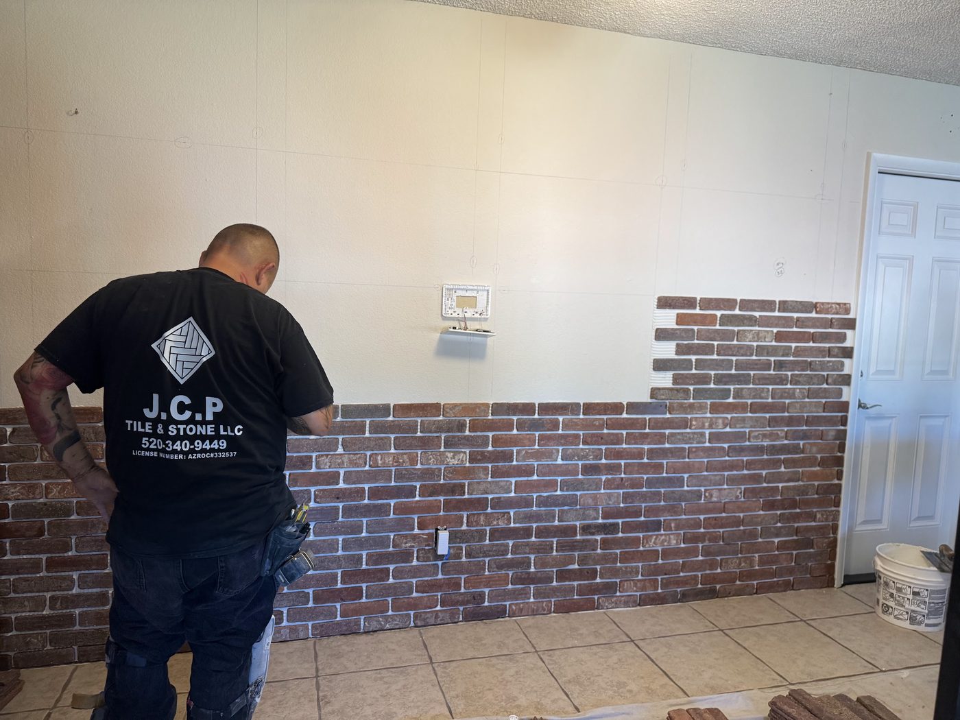 Stacked Stone & Brick Veneer by JCP Tile & Stone in Casa Grande, AZ